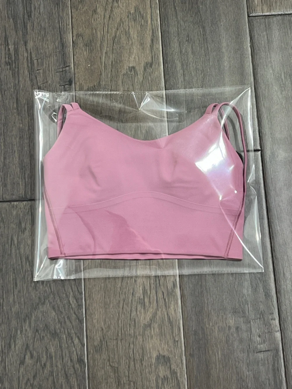 Lululemon NWOT Like a Cloud Longline Bra *Light Support, B/C Cup Velvet Dust